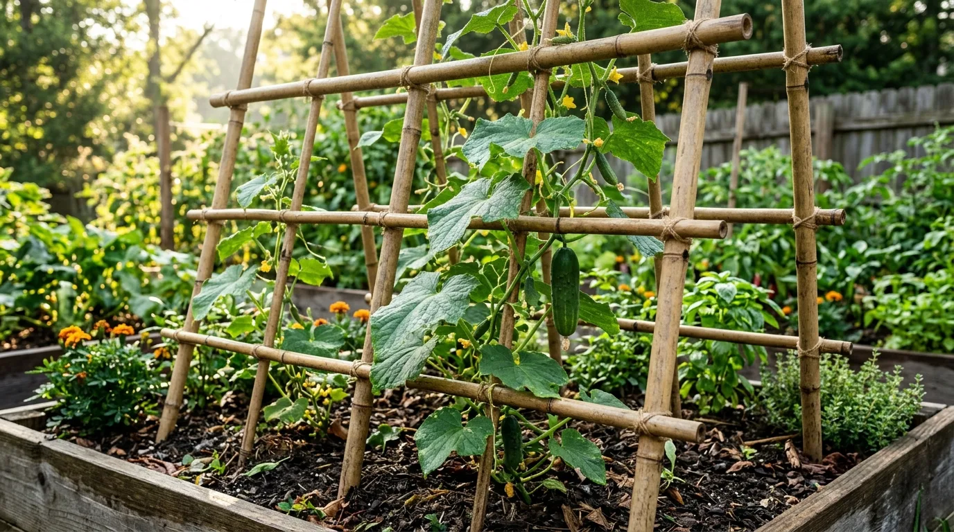 String Trellis for a Neat Row